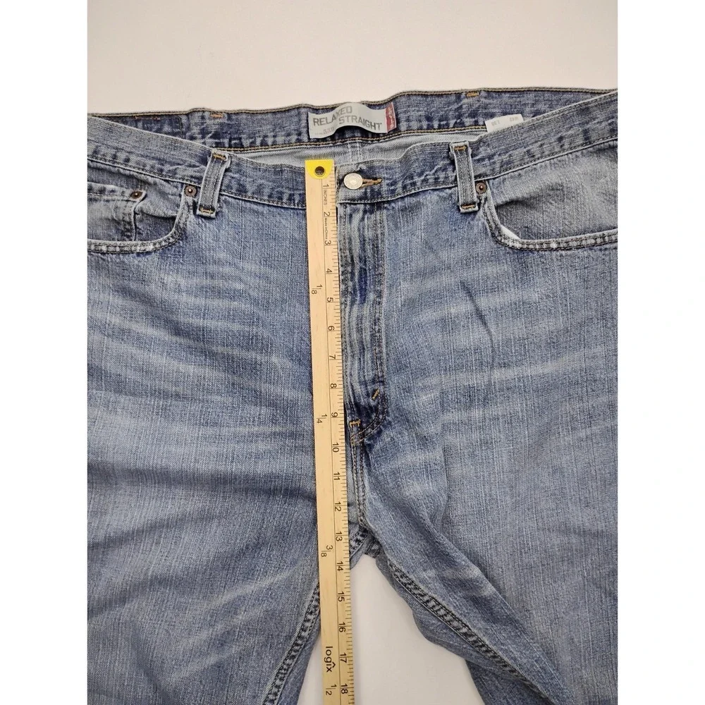 Levis 559 Jeans Mens 42x30 Blue Relaxed Straight Wide Leg Denim Vintage Y2K